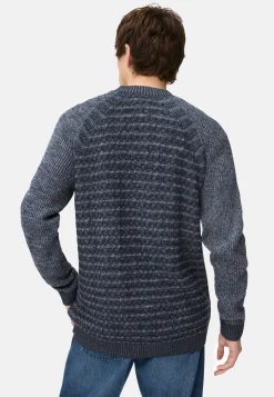 Strickjacke im Bomberstil