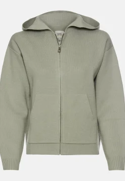 Strickjacke mit Kapuze