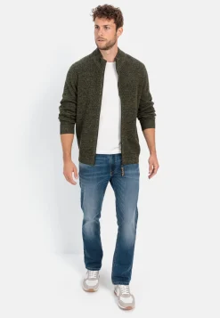 Strickjacke mit Reißverschluss