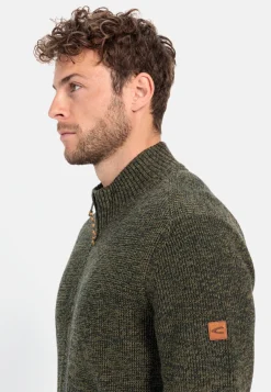 Strickjacke mit Reißverschluss