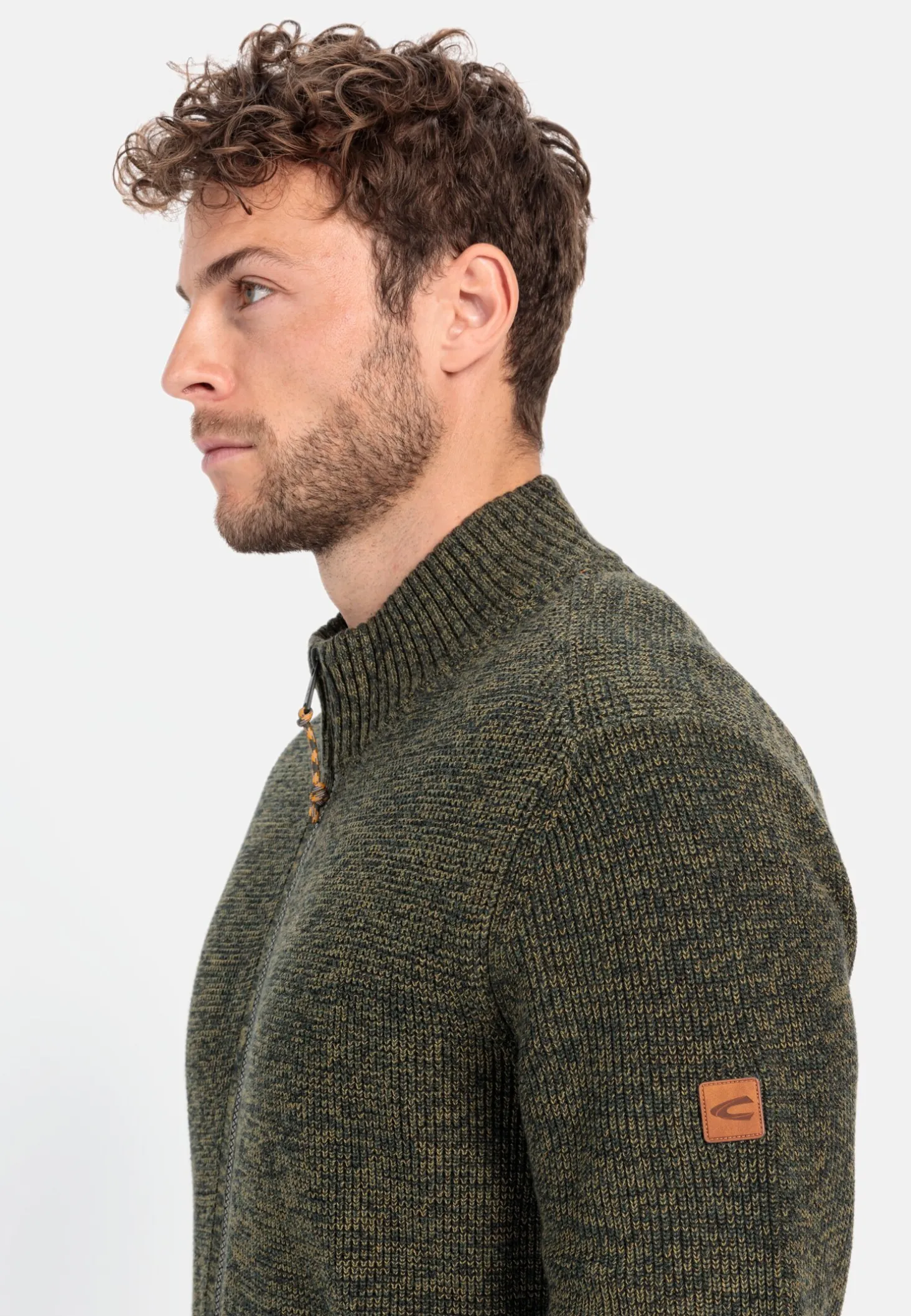 Strickjacke mit Reißverschluss