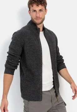 Strickjacke mit Reißverschluss