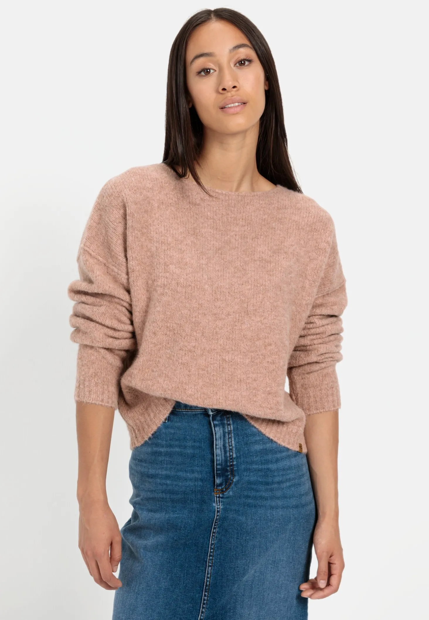Strickpullover aus einem Wollmix