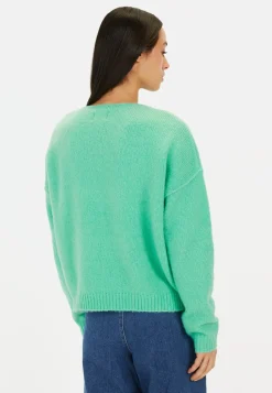 Strickpullover aus einem Wollmix
