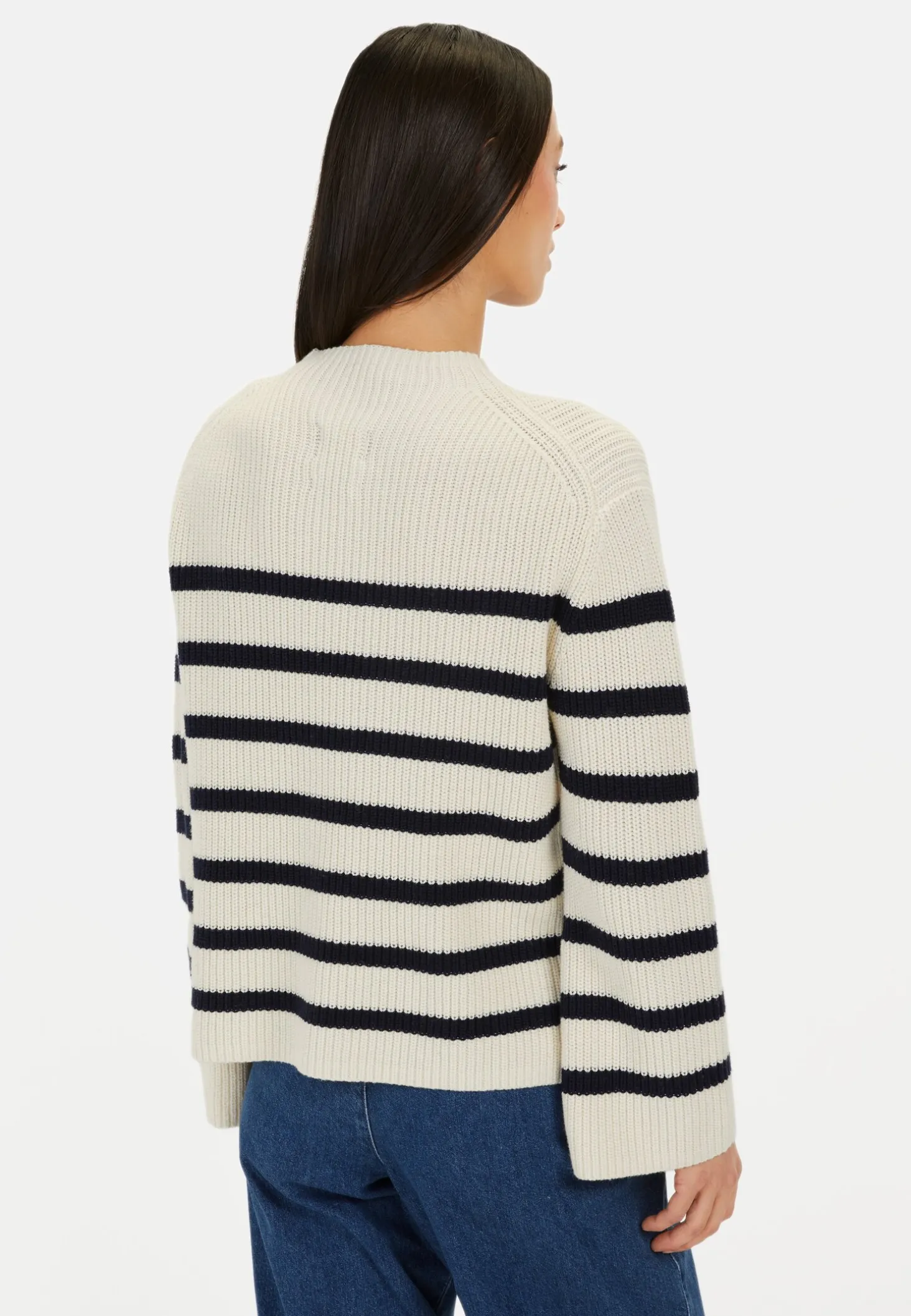 Strickpullover aus einem Baumwollmix