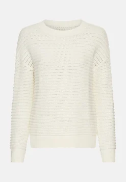 Strickpullover aus einem Baumwollmix