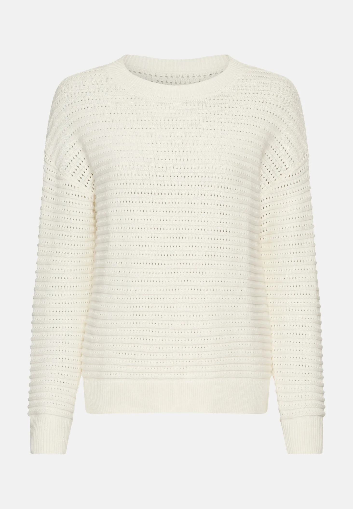 Strickpullover aus einem Baumwollmix