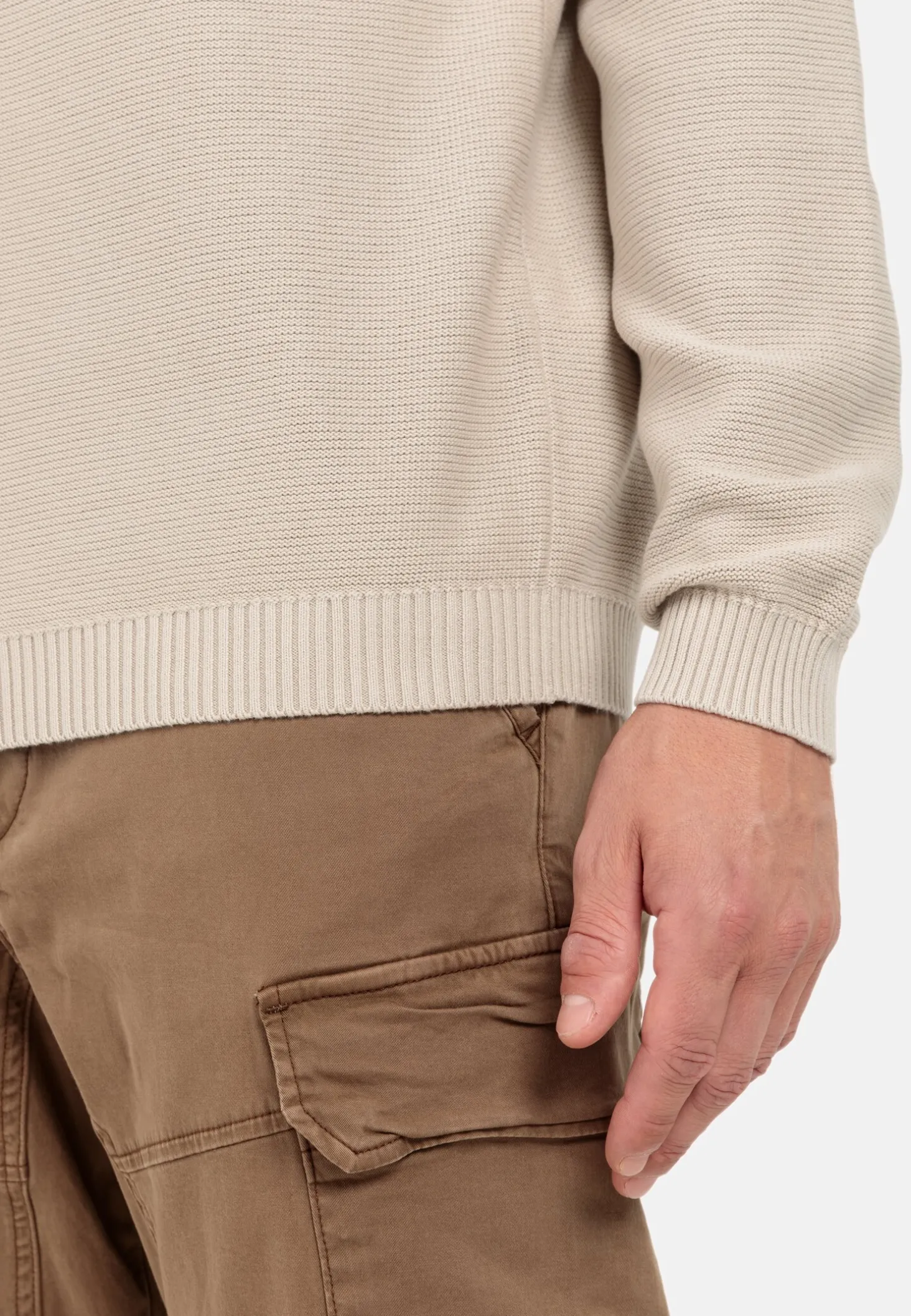 Strickpullover aus Organic Cotton