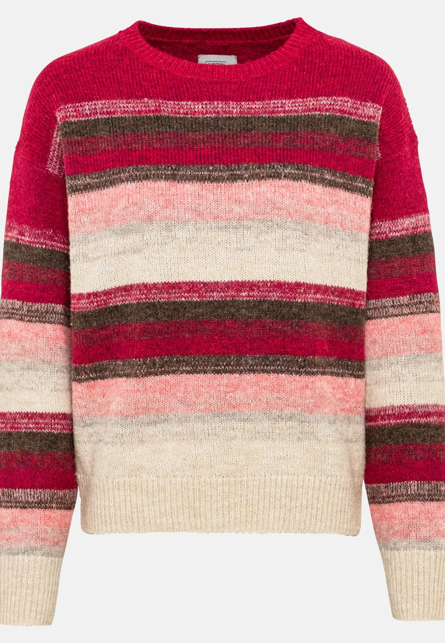 Strickpullover aus recyceltem Materialmix