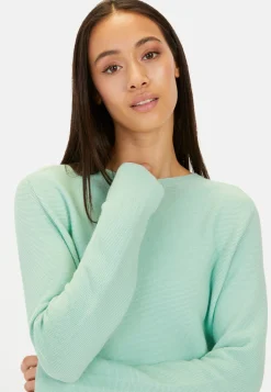 Strickpullover aus reiner Baumwolle