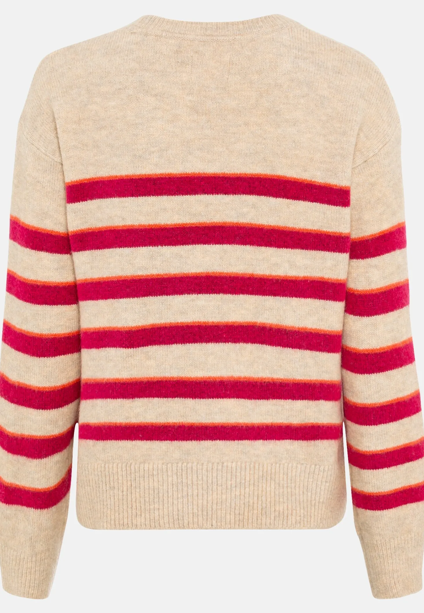 Strickpullover im Streifenmuster