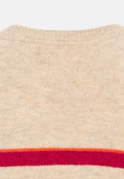 Strickpullover im Streifenmuster