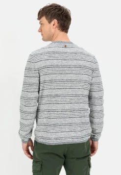 Strickpullover im Streifenmuster