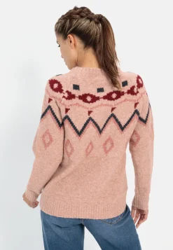 Strickpullover mit Norwegermuster