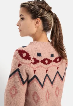 Strickpullover mit Norwegermuster