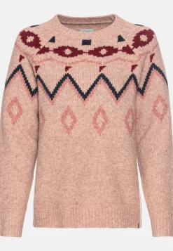 Strickpullover mit Norwegermuster