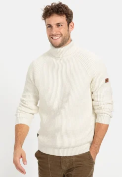 Strickpullover mit Rollkragen
