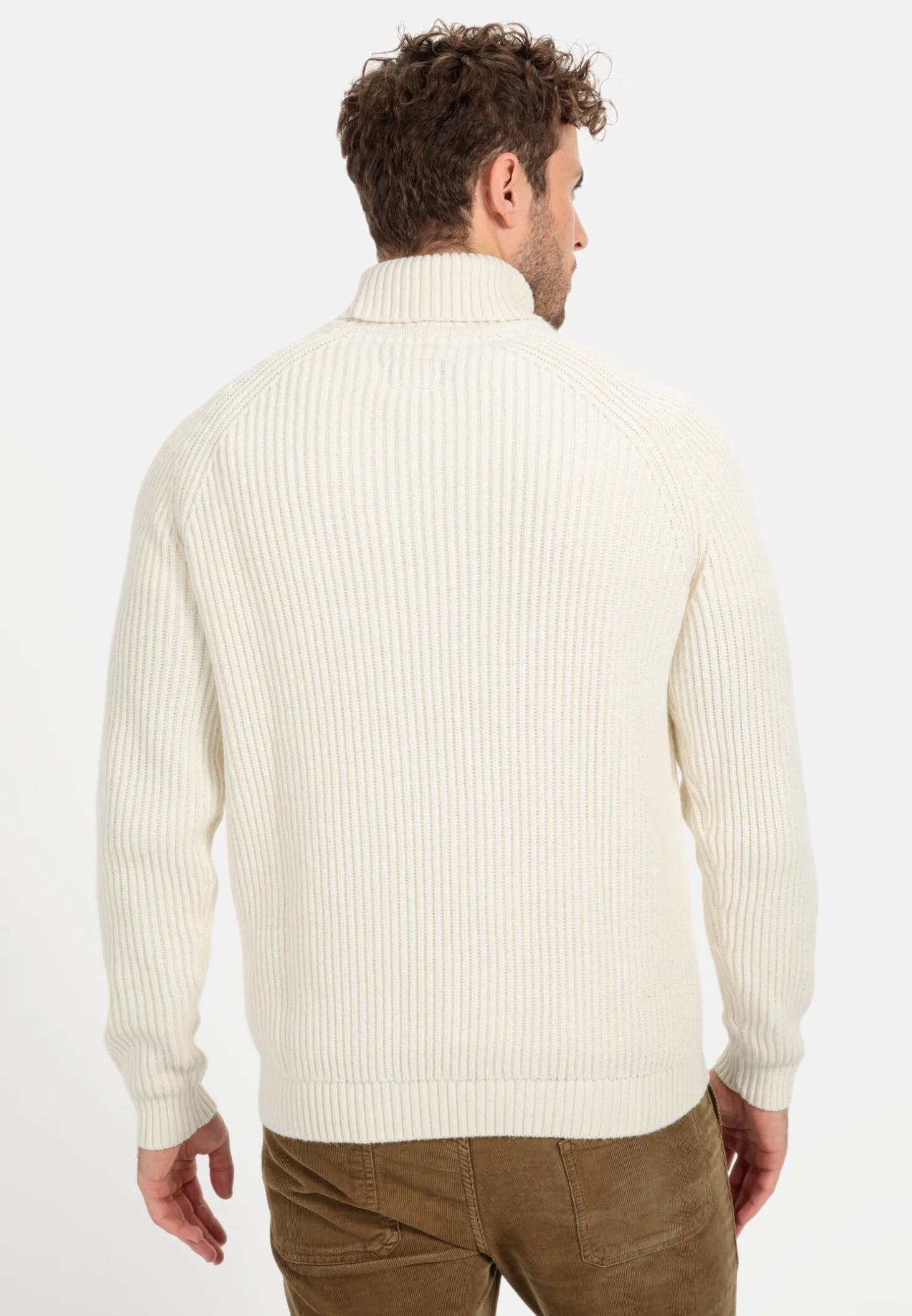 Strickpullover mit Rollkragen
