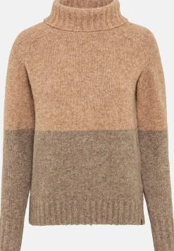 Strickpullover mit Rollkragen