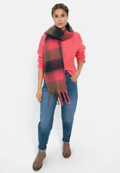 Strickpullover mit Rollkragen
