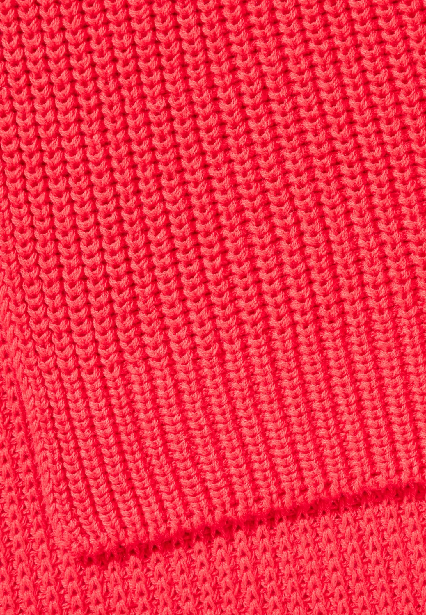 Strickschal aus reiner Baumwolle