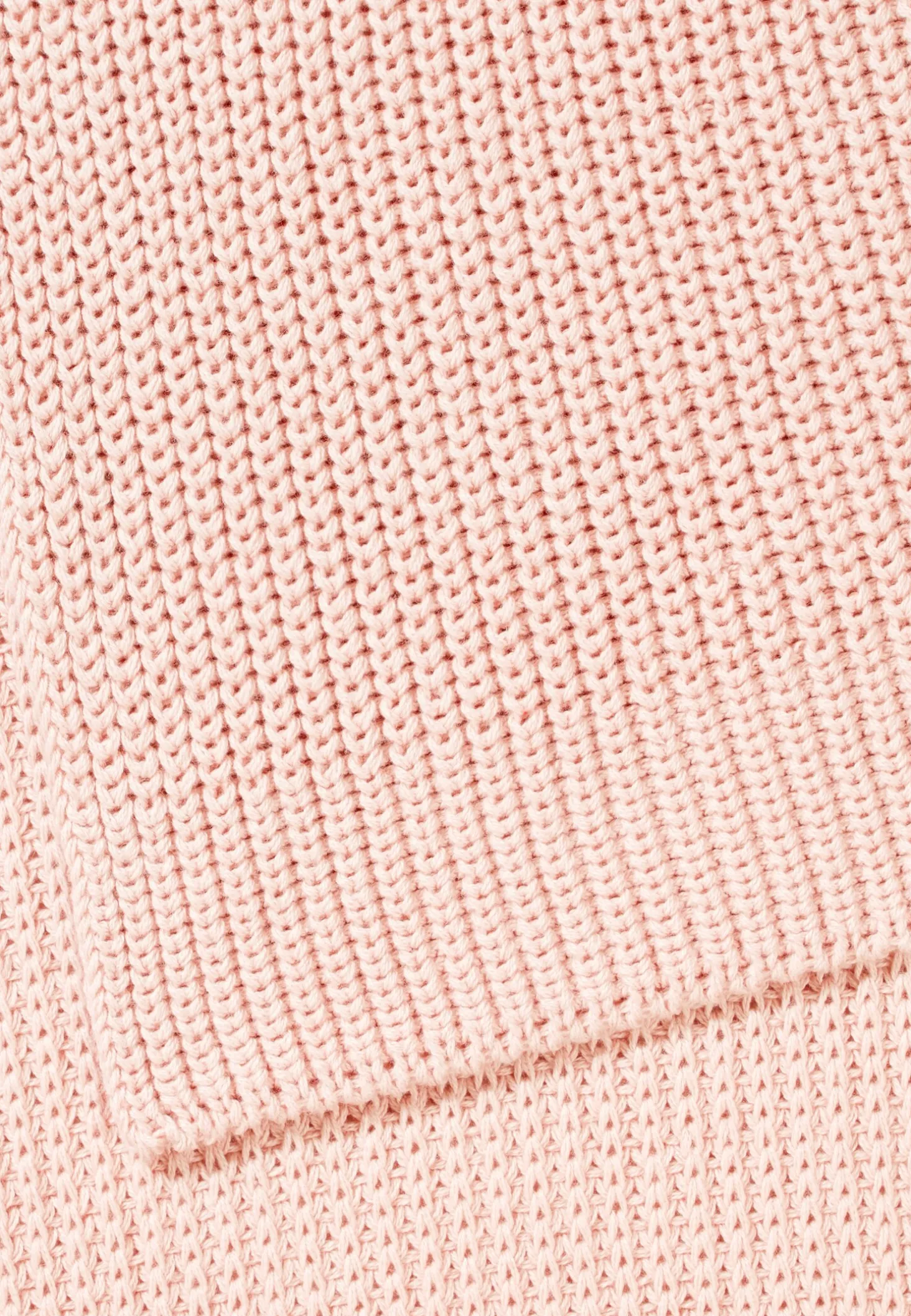 Strickschal aus reiner Baumwolle