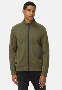 Sweatjacke aus Baumwollmix