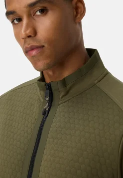 Sweatjacke aus Baumwollmix