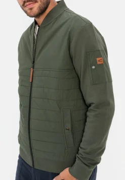 Sweatjacke mit Bomberkragen