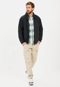 Sweatjacke mit einrollbarer Kapuze