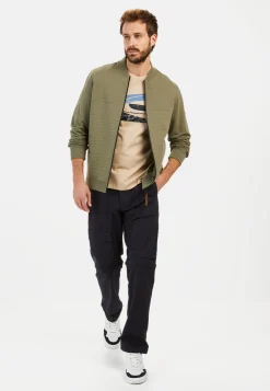 Sweatjacke mit Stehkragen