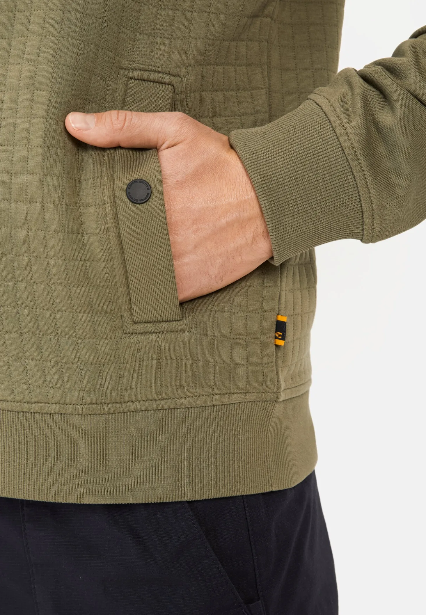 Sweatjacke mit Stehkragen