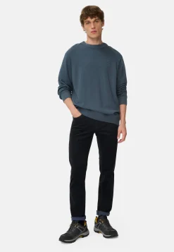 Sweatshirt aus reiner Baumwolle mit Raglanärmeln