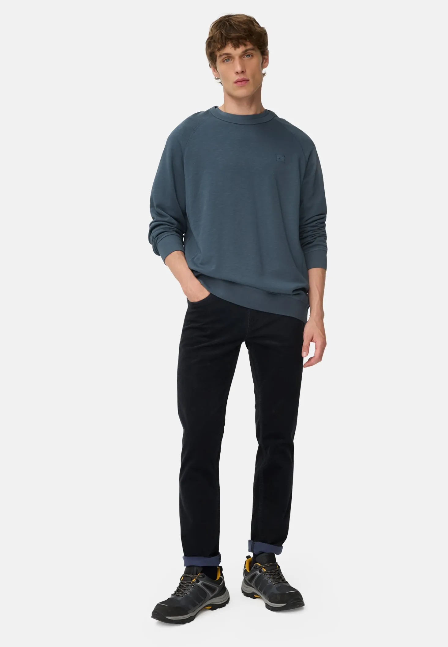 Sweatshirt aus reiner Baumwolle mit Raglanärmeln