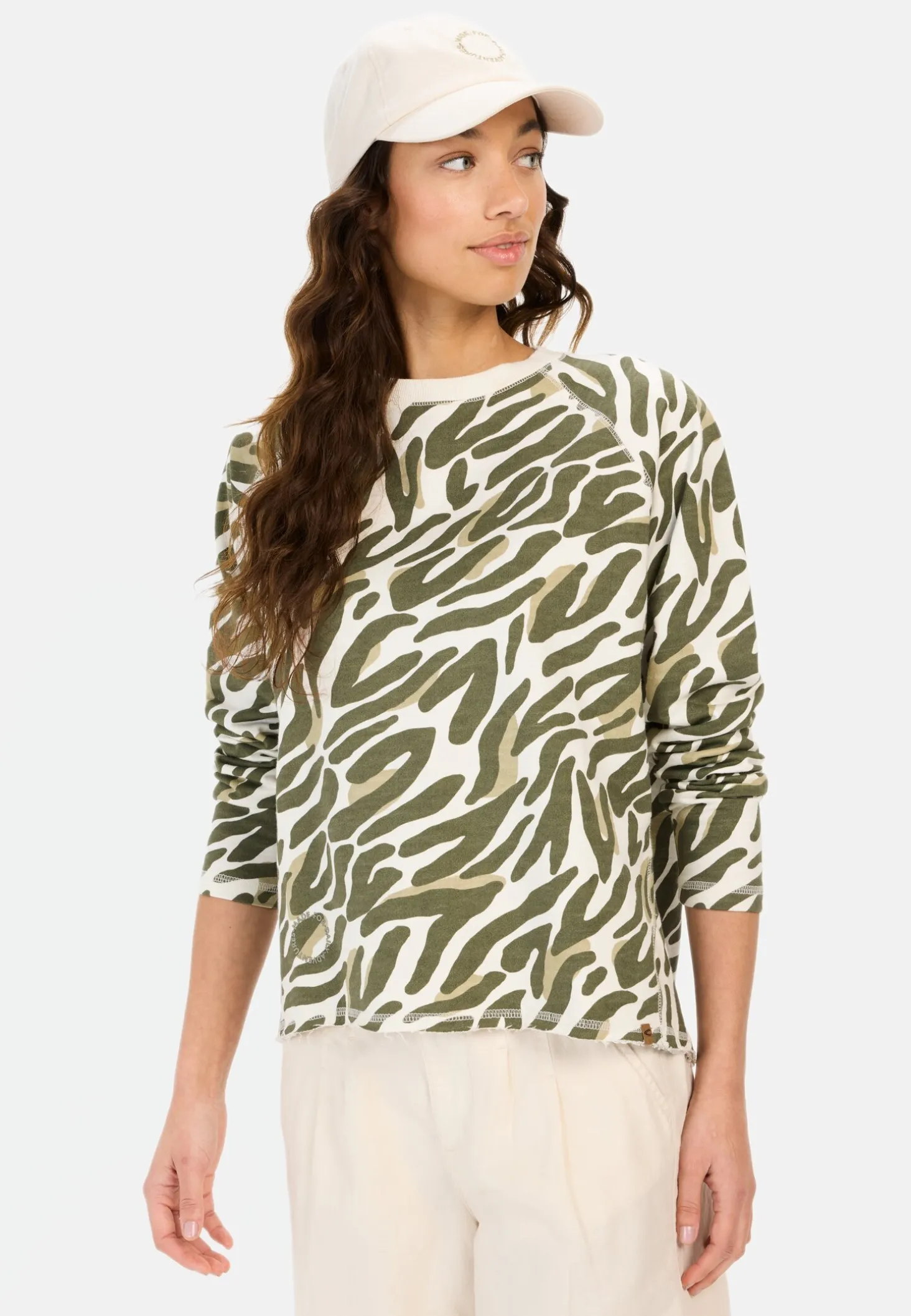 Sweatshirt mit Allover-Print