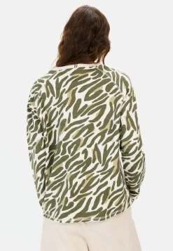 Sweatshirt mit Allover-Print