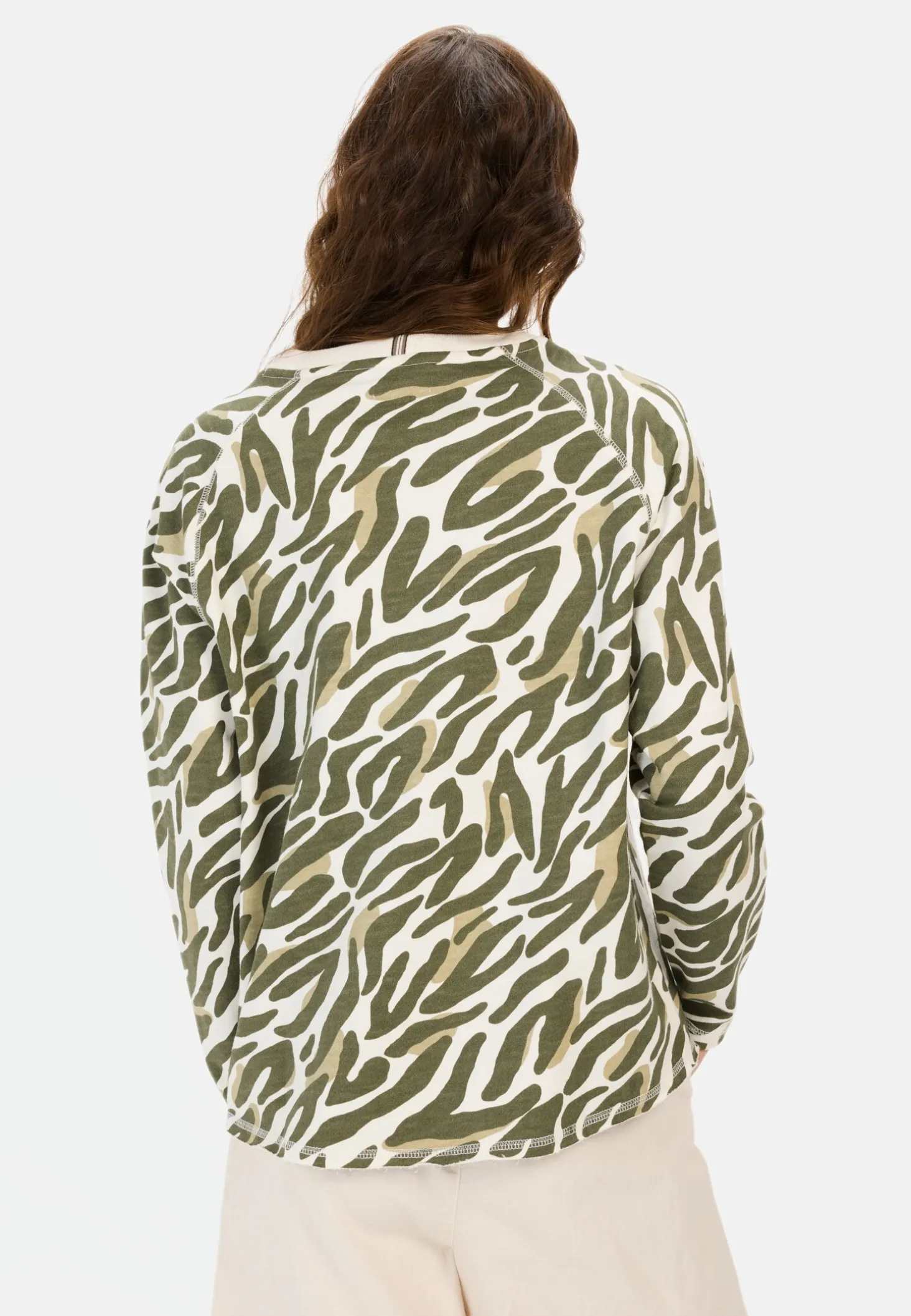 Sweatshirt mit Allover-Print