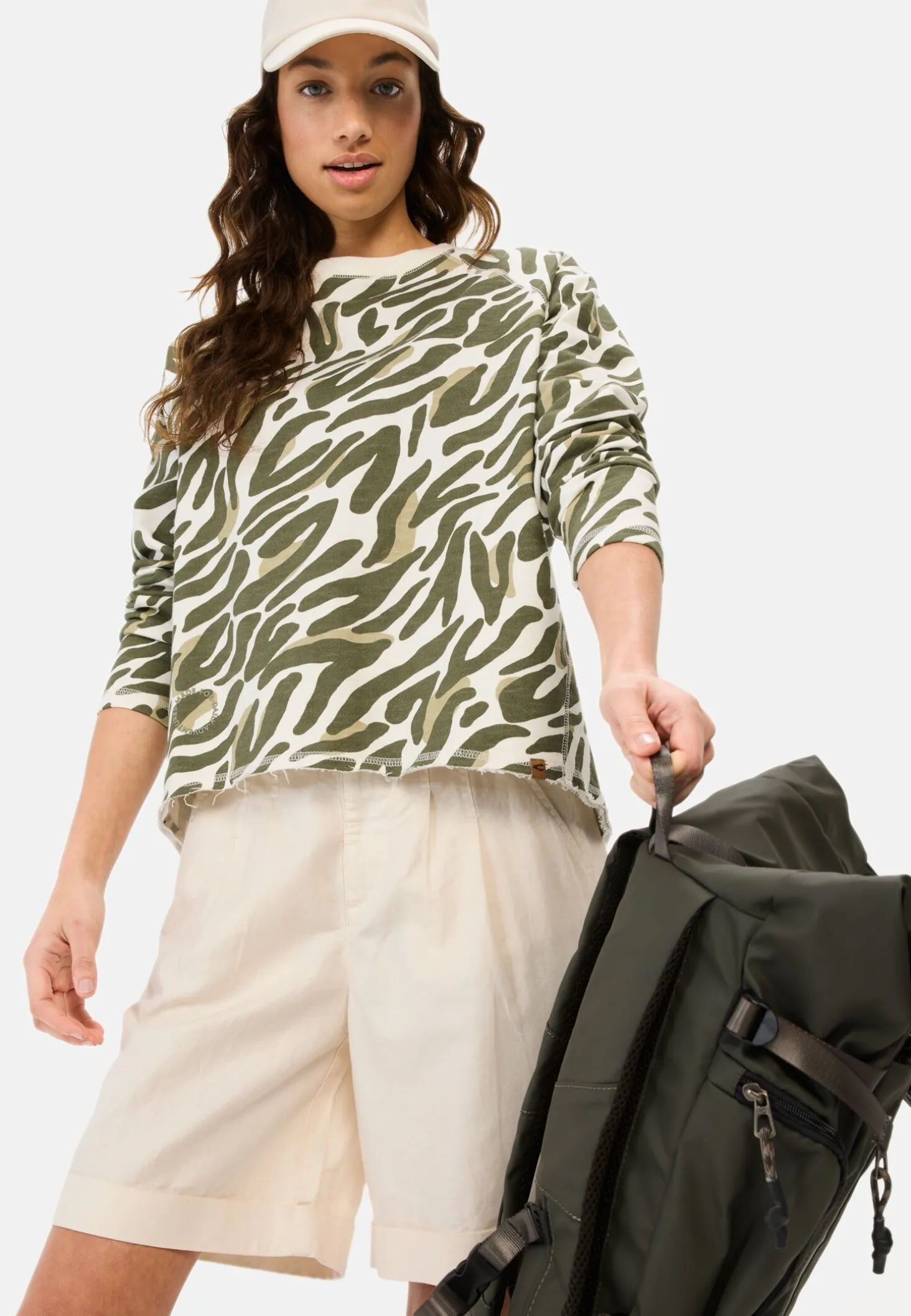 Sweatshirt mit Allover-Print