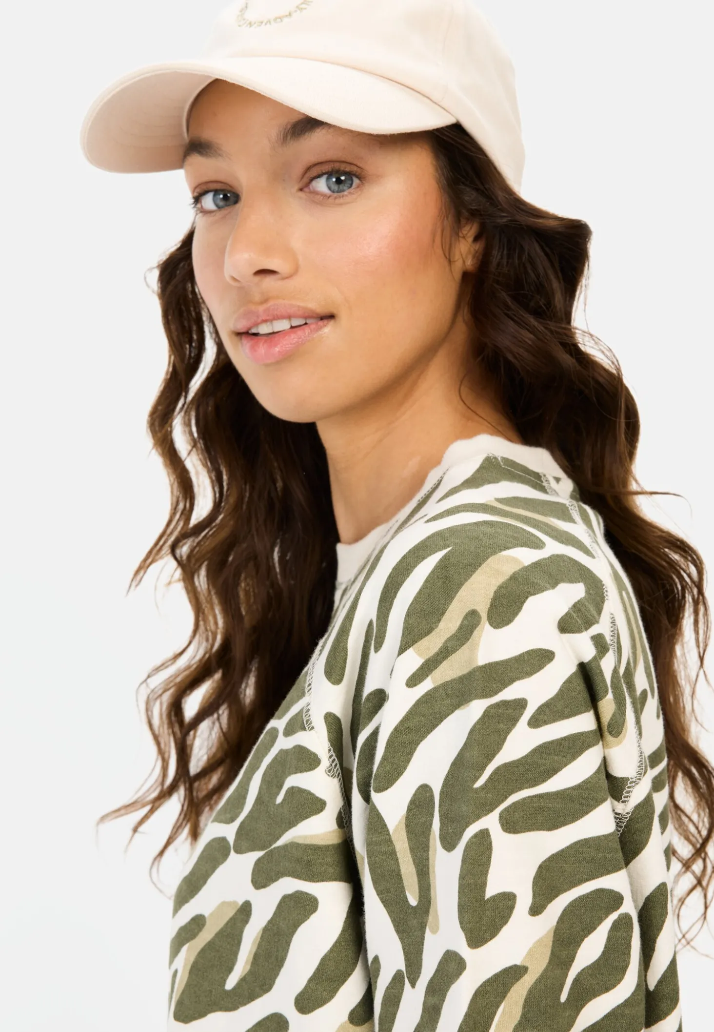 Sweatshirt mit Allover-Print
