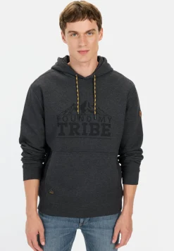 Sweatshirt mit Kapuze aus einem Baumwollmix