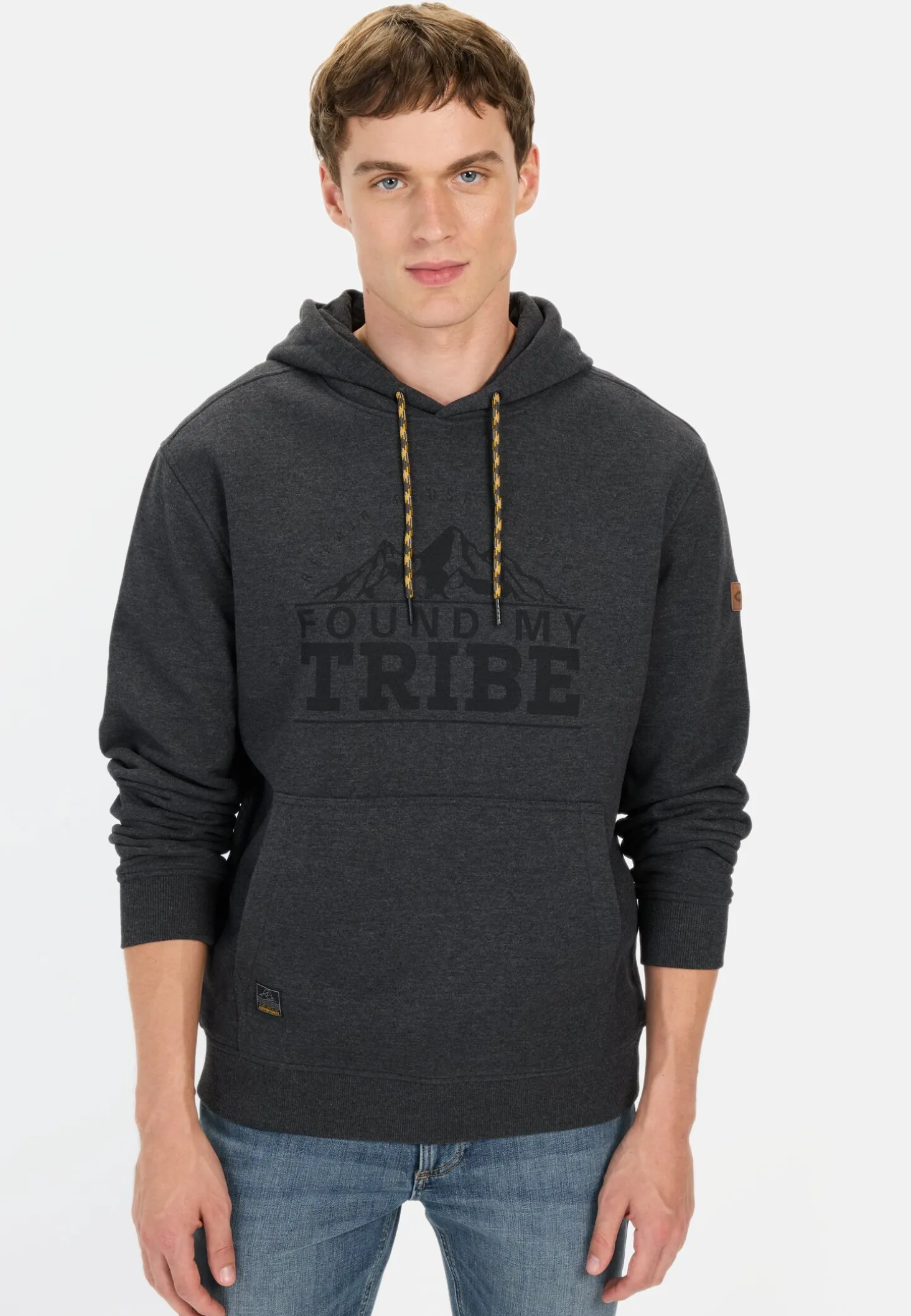 Sweatshirt mit Kapuze aus einem Baumwollmix