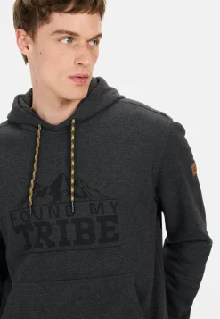 Sweatshirt mit Kapuze aus einem Baumwollmix