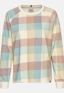 Sweatshirt mit Karomuster