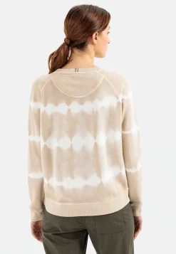 Sweatshirt mit Tie-Dye Effekt