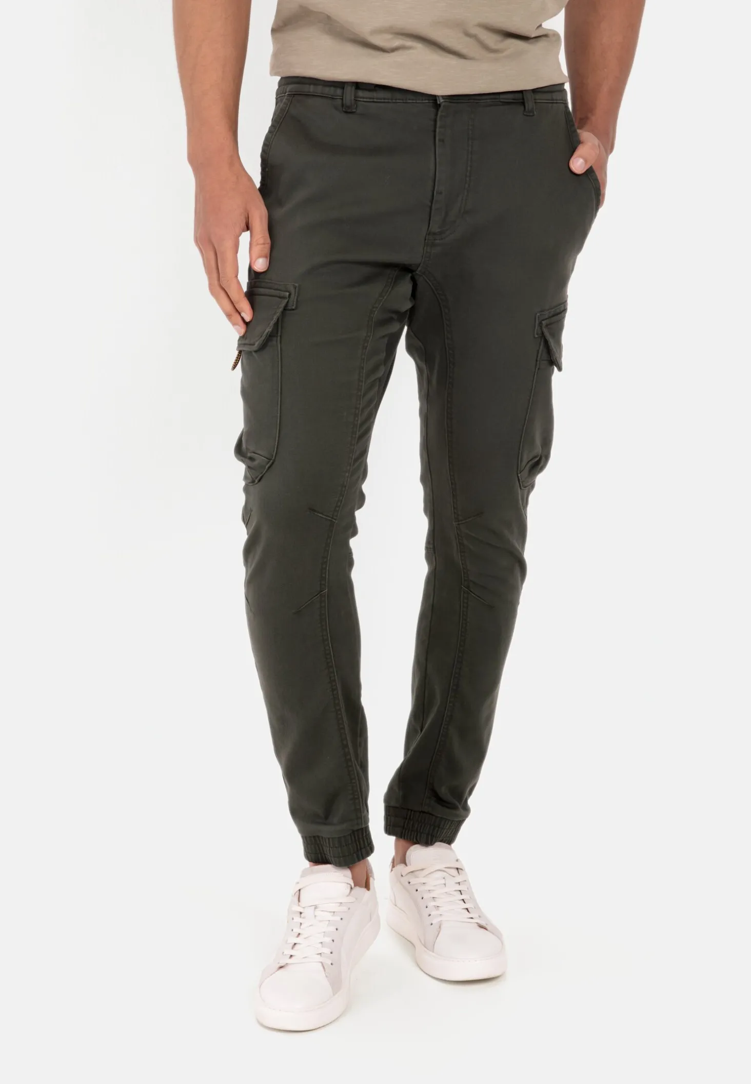 Tapered Fit Cargo in Jersey-Optik