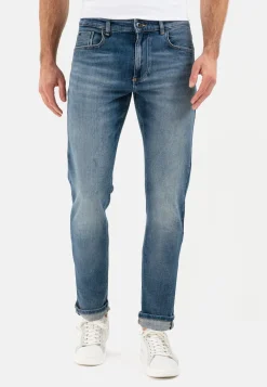 Tapered Fit Jeans mit Smartphone Tasche