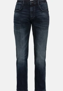 Tapered Fit Selvedge Jeans mit Smartphone Tasche