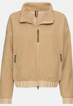 Teddy Blouson mit Stehkragen und 2-Wege-Reißverschluss