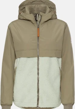 Teddyjacke mit Kapuze