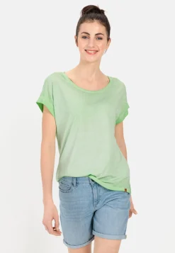 T-Shirt aus softem Modal-Baumwollmix